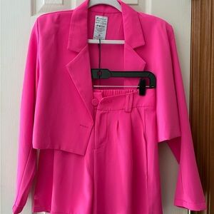 Annabelle Vibrant Pink Blazer and matching shorts NWOT - can sell separately